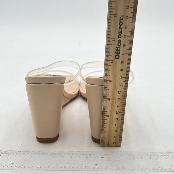 FOWT Open Toe Platform Mules Slip on Wedge High Heel Slippers Double Strap Casu - Picture 5 of 8